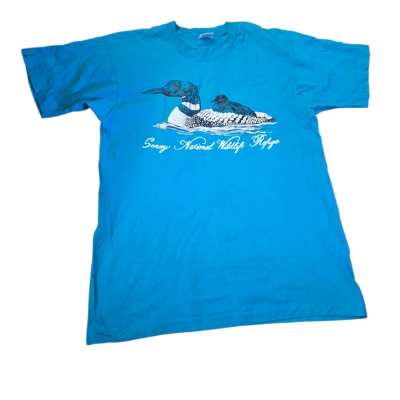 Fruit of the Loom Vibrant Blue Tee - Picture 1 of 5
